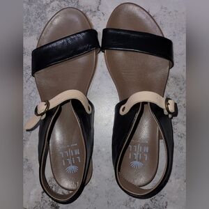 Lili Mill Made In Italy Vero Cuoio Soles Leather Sandals Sz 41‎ Or 9.5 US Womens